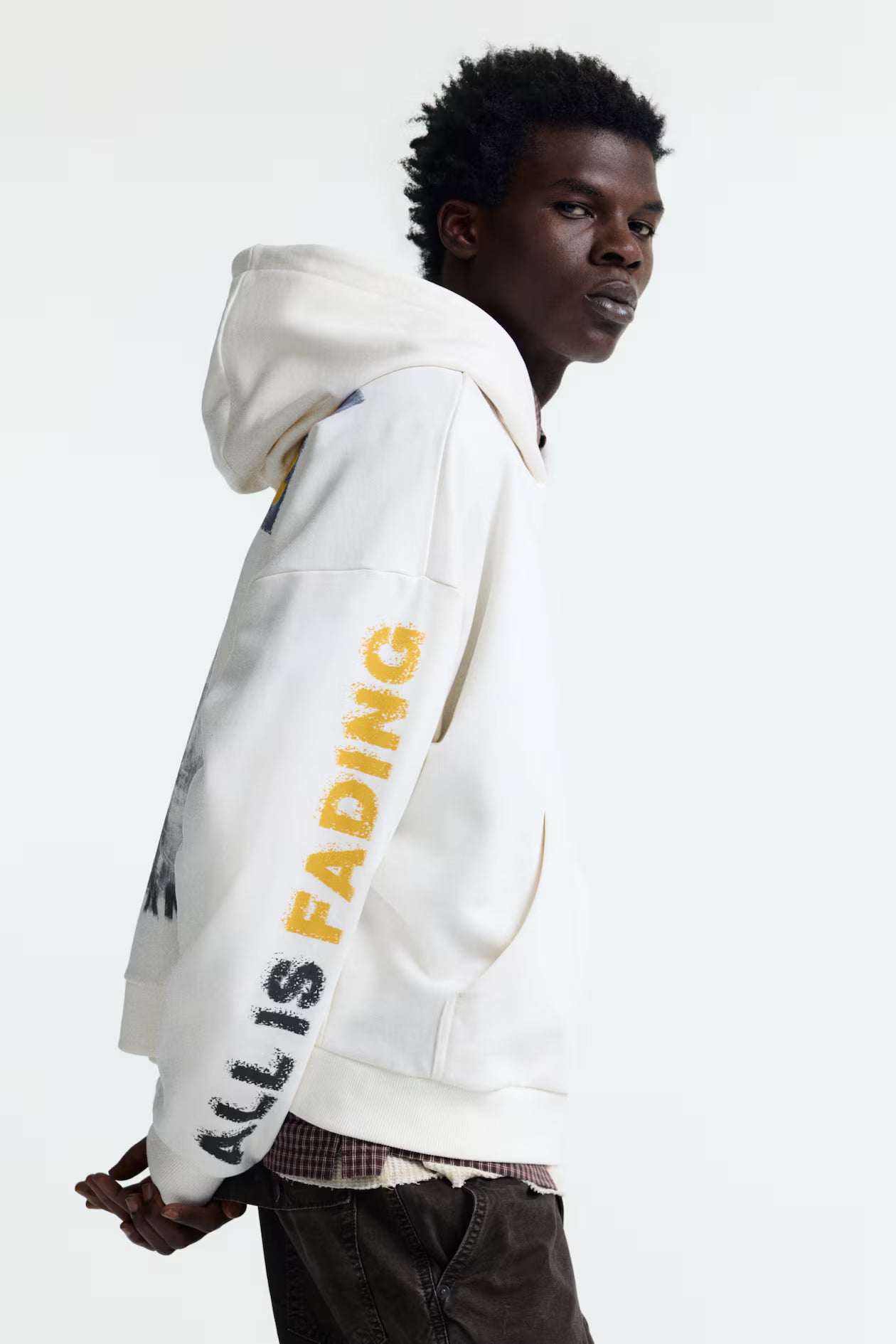 Oversized Fit Printed hoodie